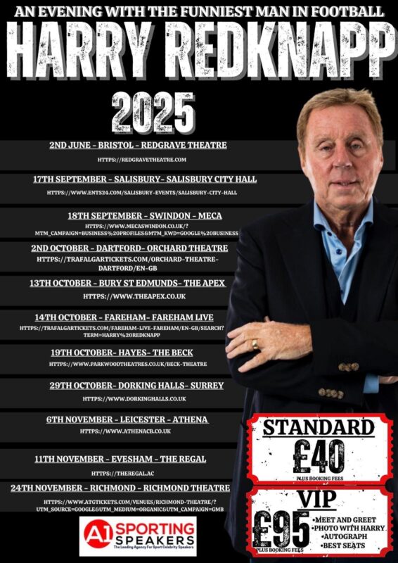 An Evening with Harry Redknapp 2025